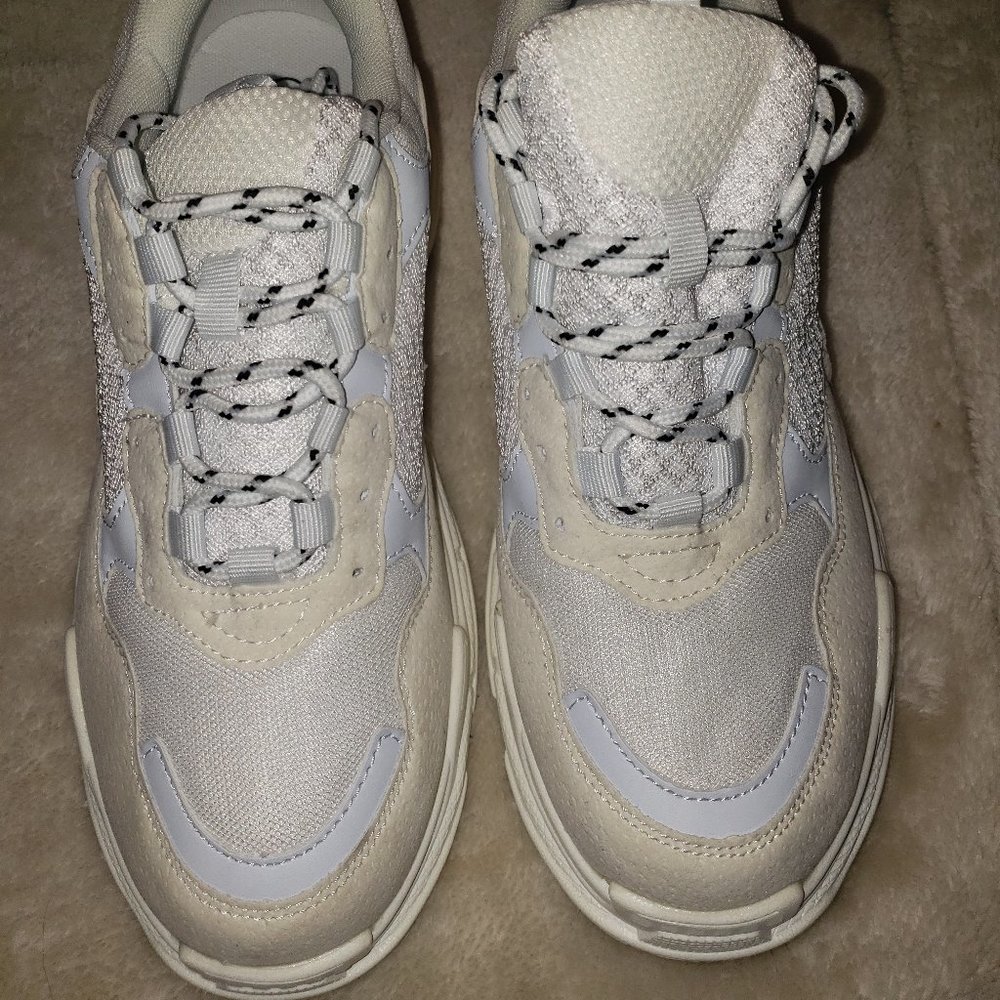 White sneakers